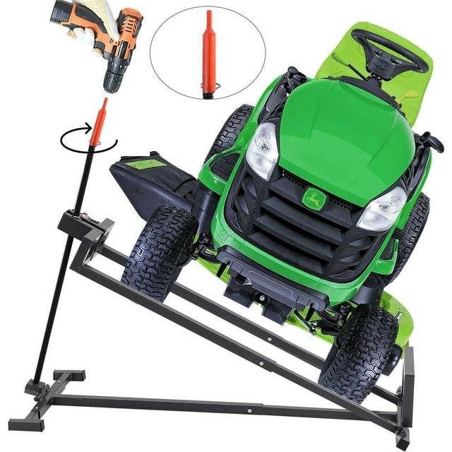 SwitZer Ride On Lawn Mower Lifter Lift 400kg Lifting Ramp Garden Jack