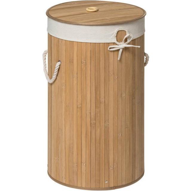 Maison by Premier Natural Round Laundry Hamper