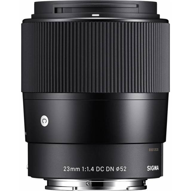 Sigma 23mm F1.4 DC DN Contemporary Series Large Aperture Camera Lens for Sony E Mount with Camera Lens Hood in Black