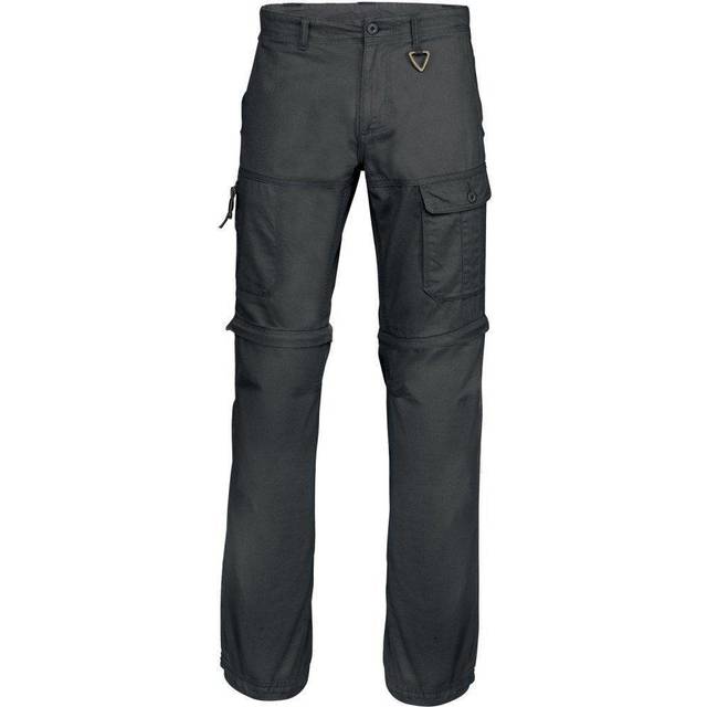 (M, Black) Kariban Mens Zip-off Multi-Pocket Work Trousers