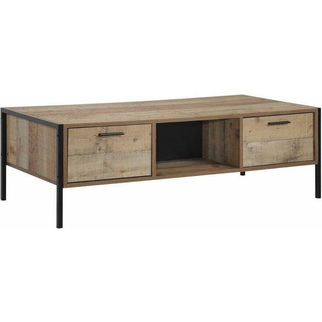 Timber Art Design Stretton Rectangular 4 Drawer Coffee Table, Distress