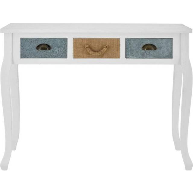 Premier Housewares - Interiors by Premier Aesthetic Console Table, Sturdy and Durable Hallway Table, Aesthetic Style Console Table with a Drawer