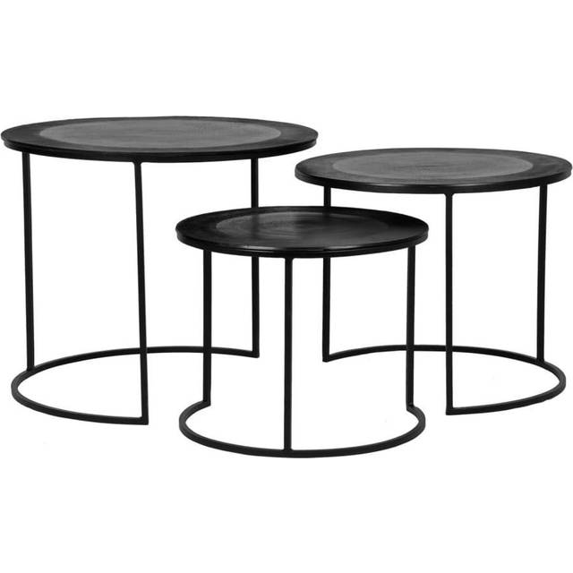 Nidavellir Sled Coffee Table - Black (45cm H X 55cm W X 55cm D)