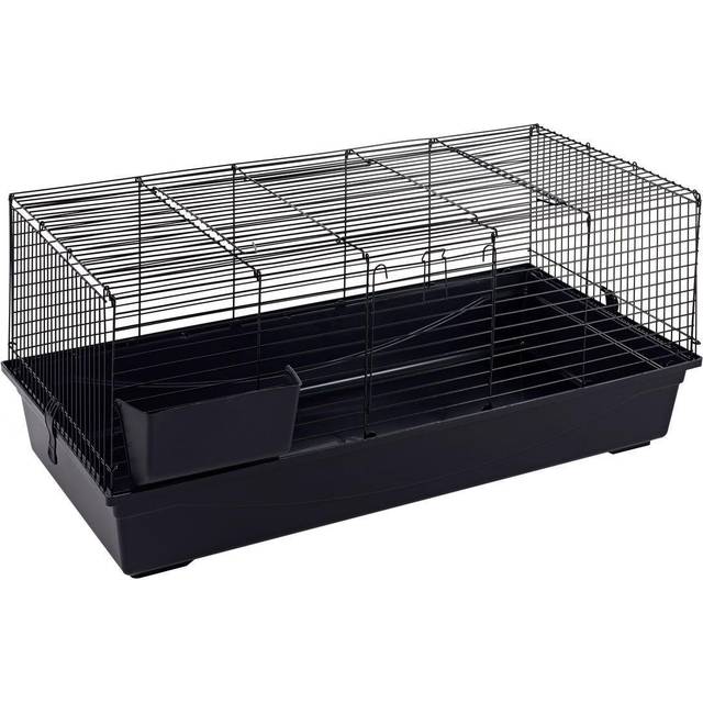 Little Friends Rabbit Guinea Pig Cage 120cm Silver/Beige