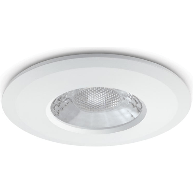 JCC V50 Fire-rated LED downlight 7.5W 650lm IP65 WH EM - JC1001/WHEM