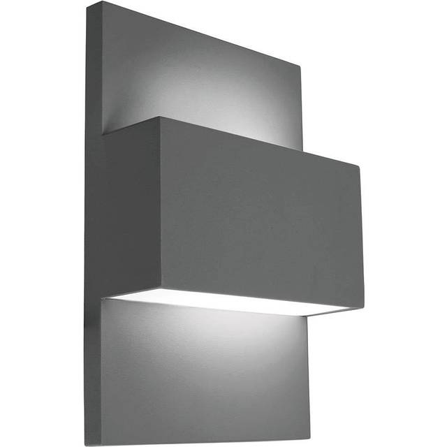 Norlys Geneve E27 Wall Lantern - Grey, Grey