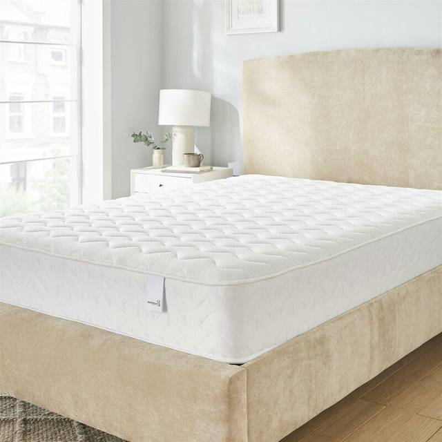 Hybrid Memory Foam And Spring Mattress - White / Small Single