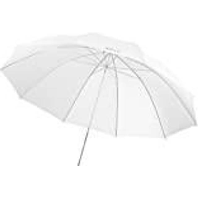 Walimex Pro genomskinligt paraply 140 cm, vitt (för mjukt och diffuserat ljus)