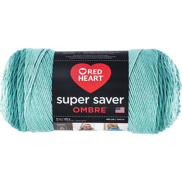 RED HEART E305.3970 Super Saver Ombre Yarn  Suede