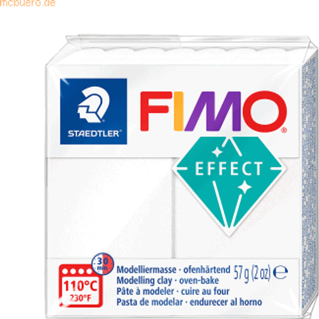 Staedtler : Fimo Soft & Effect : Polymer Clay : 56g : Metallic Mother-Of-Pearl