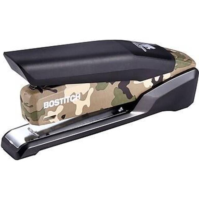 Bostitch Office Metal Spring Powered Stapler  One Finger  Supports Wounded Warrior Project  Camouflage (INP28-WW)