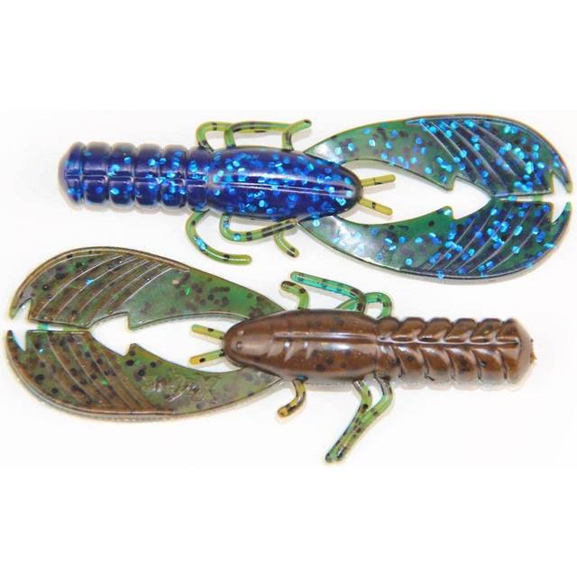 X Zone Pro Series Muscle Back Finesse Craw, 8,2cm (8-pack) - Okeechobee Craw