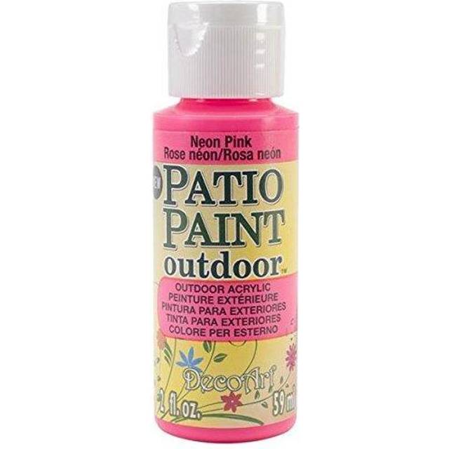 Neon Pink Patio Paint
