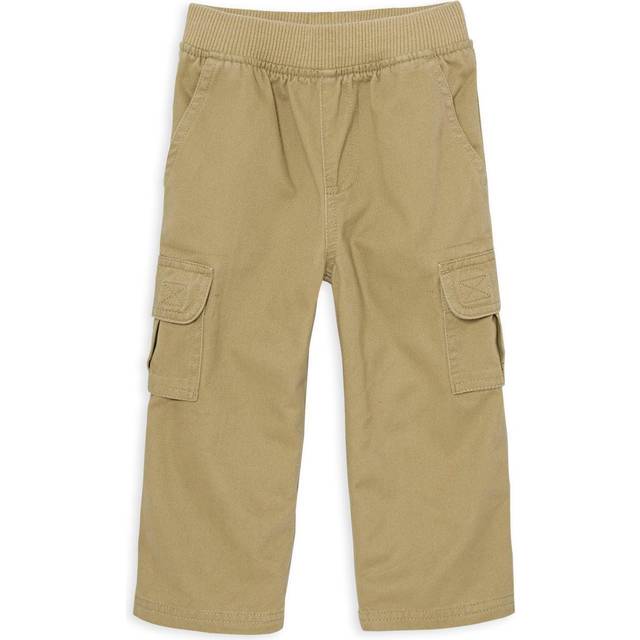 The Children's Place Baby Boys and Toddler Boys Pull On Cargo Pants  Flax  4T