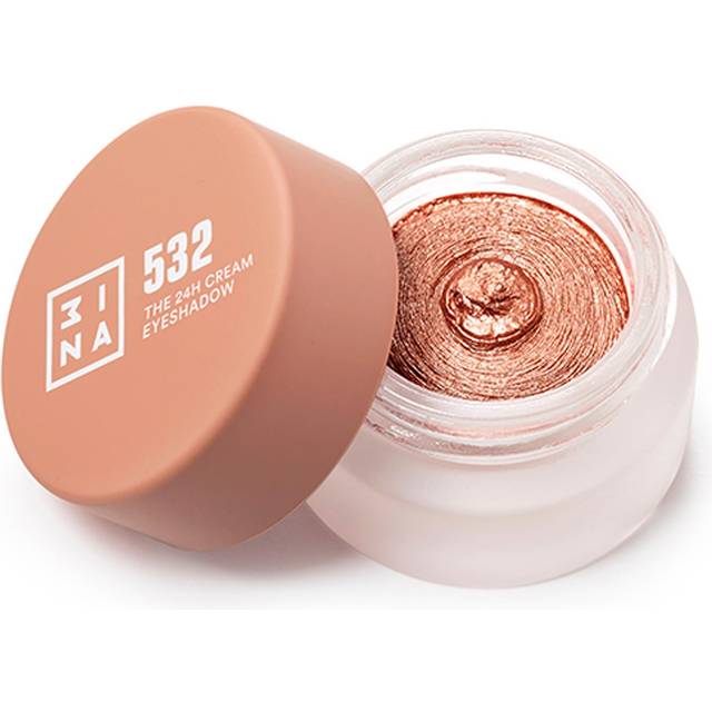 3INA MAKEUP – The 24h Cream Eyeshadow 532 – Brons ögonskugga med krämig konsistens – matt skimrande och glitter ögonskuggsfinish – vattentät kräm ögonskugga – vegansk – krispig fri