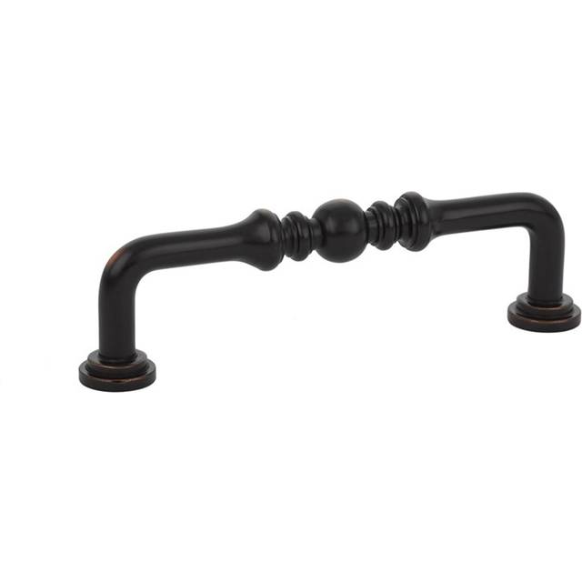 Emtek 86130US10B 4 in. Center to Center Spindle Cabinet Pull, Oil Rubbed Bronze