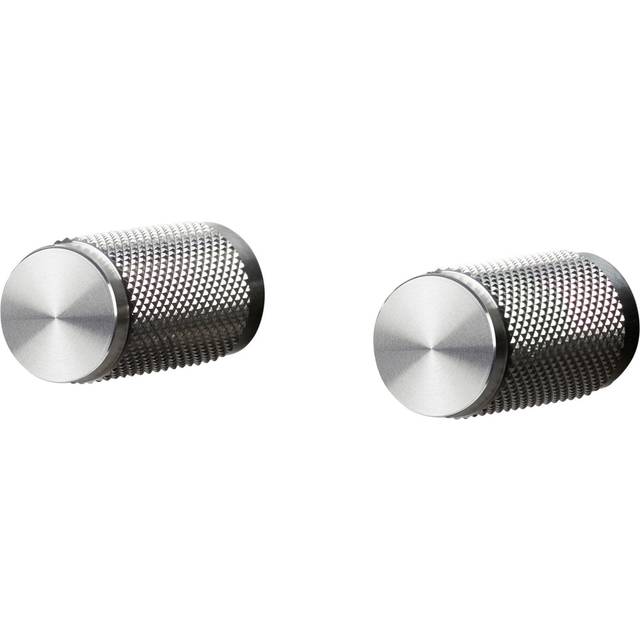 Buster + Punch - Cross Knopp 2-pack Stål - Rostfritt Stål