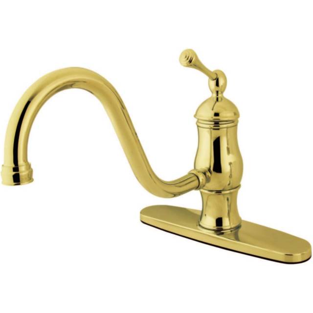 "Kingston Brass KS1572BLLS Heritage Single-Handle 8"""" Centerset Kitchen"