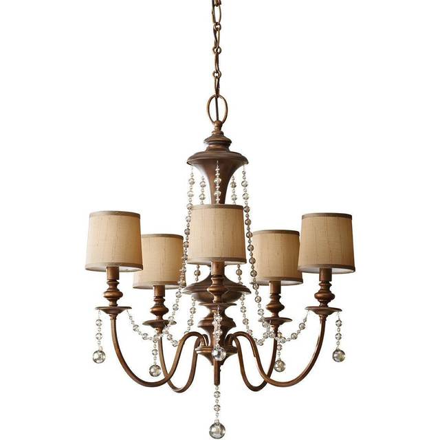 Feiss FE/CLARISSA5 Clarissa 5 light chandelier