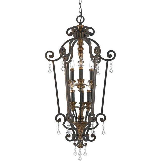 Quoizel QZ/MARQUETTE6/B Marquette 6 Light Chandelier