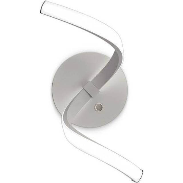 Mantra Nur Wall Light 10W LED 3000K 850lm Dimmable Silver/Frosted Acrylic/Polished Chrome