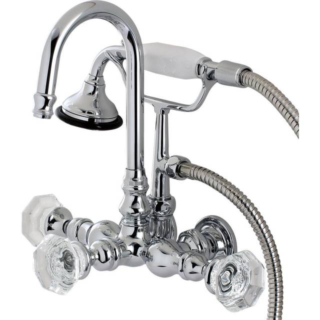 Aqua Vintage AE8T1WCL Celebrity Wall Mount Clawfoot Tub Faucet  Polish