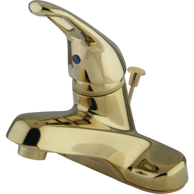 Kingston Brass KB512 Single-Handle 4 in. Centerset Bathroom Faucet  Po