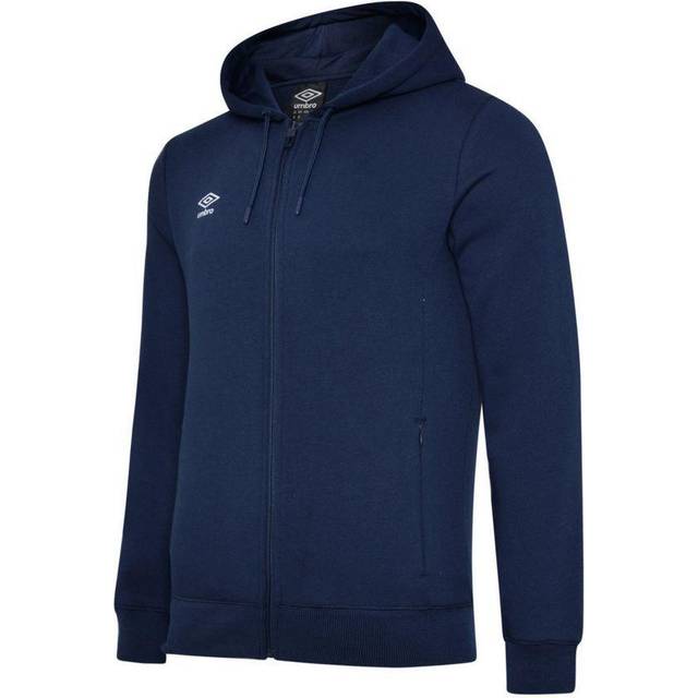 Umbro Mens Club Leisure Hoodie (Navy/White) - Size Small