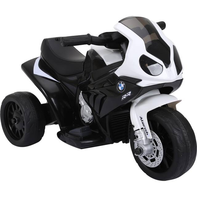 HOMCOM Kids Black Electric Ride on Motorcycle BMW S1000RR with Headlights Music | TJ Hughes