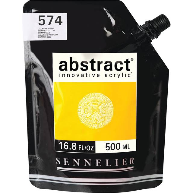 Sennelier Abstract Acrylic Paint 500ml Primary Yellow (Satin)