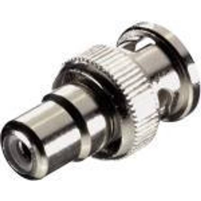 SpeaKa Professional SP-7869892 BNC / RCA Adapter [1x BNC-hane - 1x RCA-hona] Silver