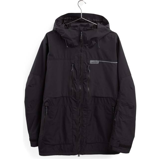 Burton Frostner 2L Zip Up Ski/Snowboard Jacket, L True Black