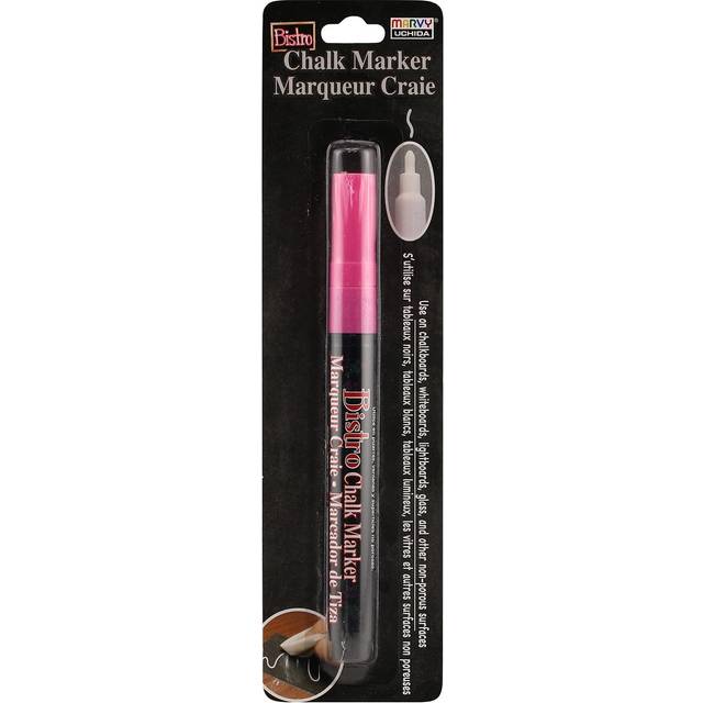 Uchida of America 482-C-F9 Bistro Chalk Markers with Extra Fine Tip  Fluorescent Pink