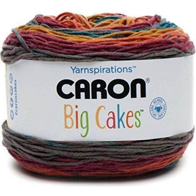 Caron Big Cakes Self Striping Yarn ~ 603 yd/551 m / 10.5oz/300 g Each (Toffee Brickle)