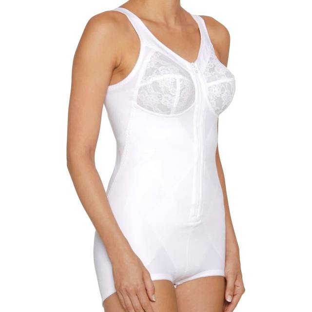 Susa Dam byxkorselett body, Vit, 110