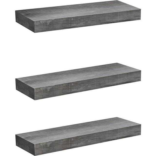 Sorbus 3 Tier Wall Mount Floating Shelves