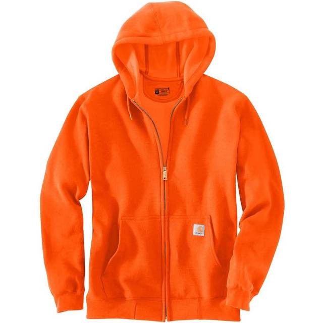 Carhartt Men's Loose Fit Midweight Full-Zip Sweatshirt  Brite Orange