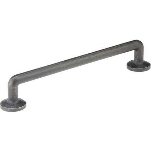 Emtek 86253MB 6 in. Center to Center Rod Cabinet Pull, Medium Bronze