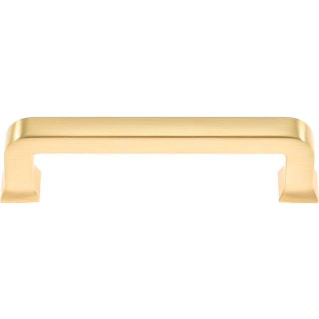 Utopia Alley HW400BB 3.75 in. Center to Center Zinc Cabinet Pull, Brushed Brass