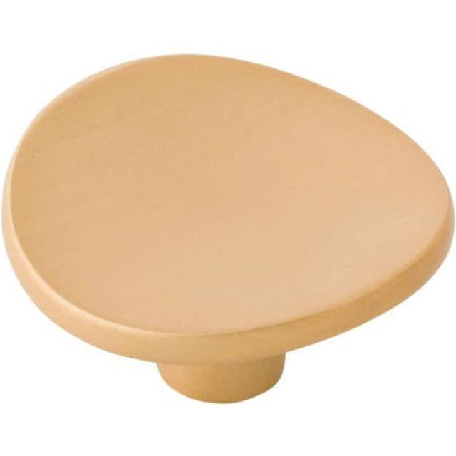 Belwith Keeler B076526-BGB Vale Collection Knob  1-3/4 Inch Diameter  Brushed Golden Brass
