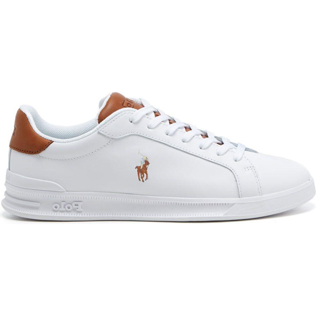 Ralph Lauren Heritage Court II Leather Trainers