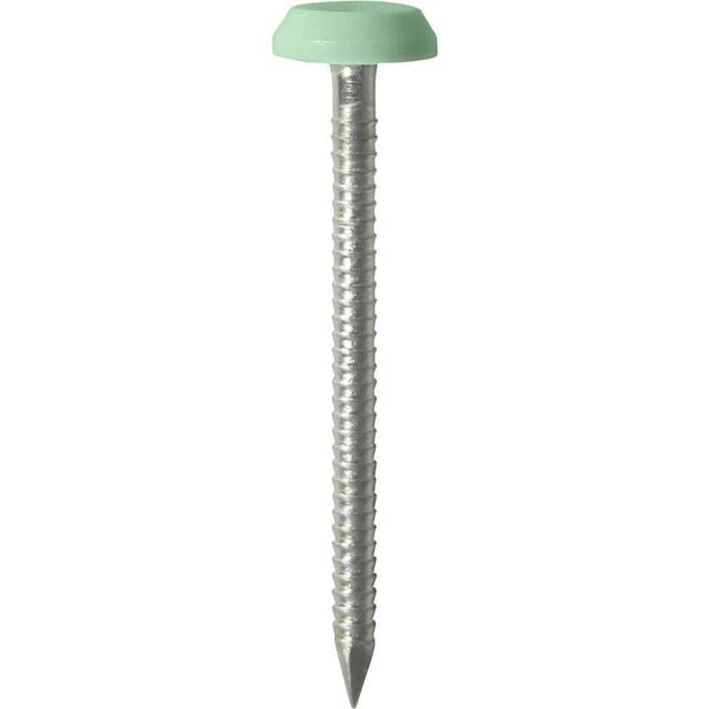 TIMCO Polymer Headed Nails A4 Stainless Steel Chartwell Green - PN50C- you get 3 - chartwell green