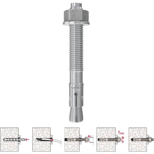523132 fxa 8 x 91 through bolt - Fischer