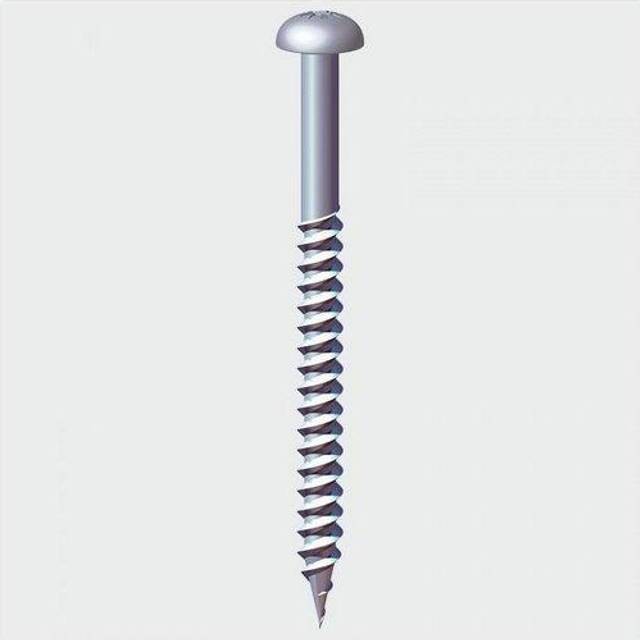 TIMco Twin Thread Zinc Round Head Pozi Woodscrew 12 x 2 Qty 200