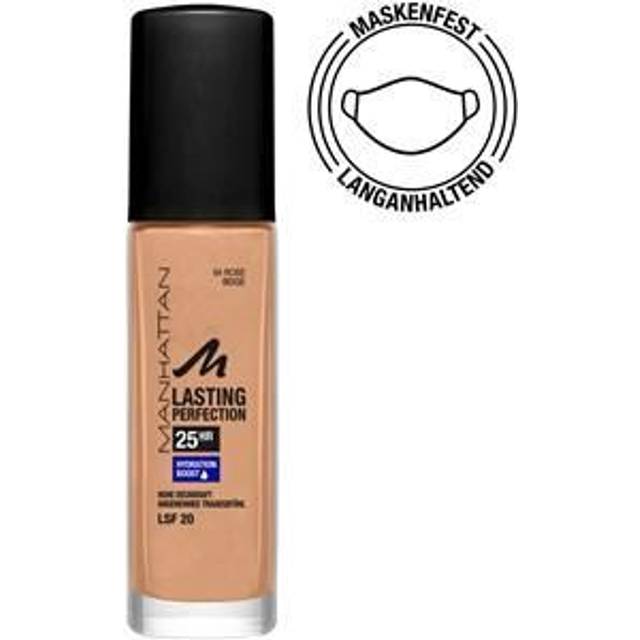 Manhattan Make-up Ansigt Maskefest Lasting Perfection 25 timers-make-up Nr, 58 Soft Ivory 33 ml