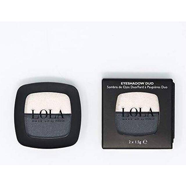 Lola Make-Up Duo Eyeshadow, Grey Combo, Rich Intense Pigmentation, High Coverage, Use Wet & Dry, All Skin Tone No. 001