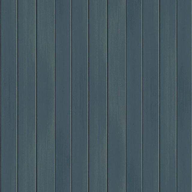 Arthouse Flat Wooden Plank Blue Wallpaper - 6 x 53 x 1005cm
