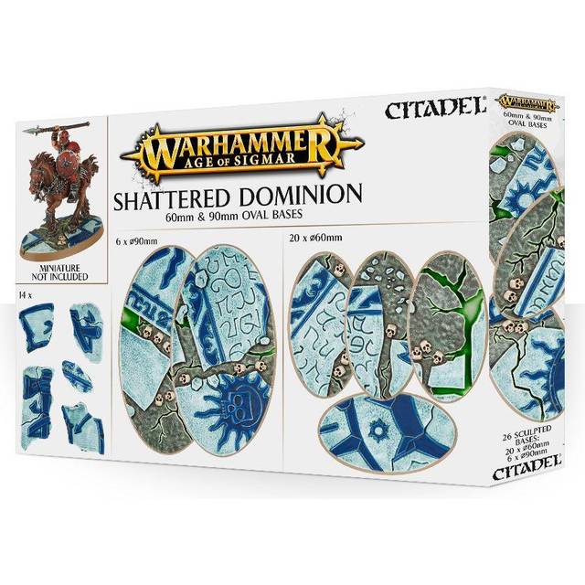 Warhammer Citadel Shattered Dominion 60mm & 90mm Oval Bases