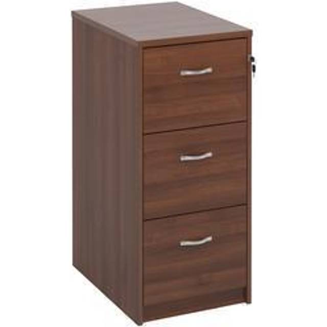 Wooden 3 Drawer Filing Cabinet 1045mm High – Walnut