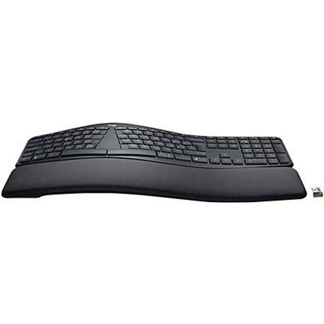 Logitech ERGO K860 – trådlöst, ergonomiskt tangentbord för företag in Grafitgrå, Italiano (Qwerty)